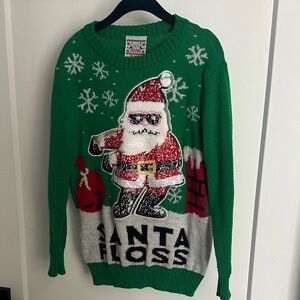 Christmas Santa Floss Sweater